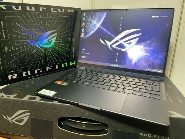 美品 最新モデル 美品 レア ASUS ROG X13 Ryzen9 7940HS/16GB/512GB/120hz