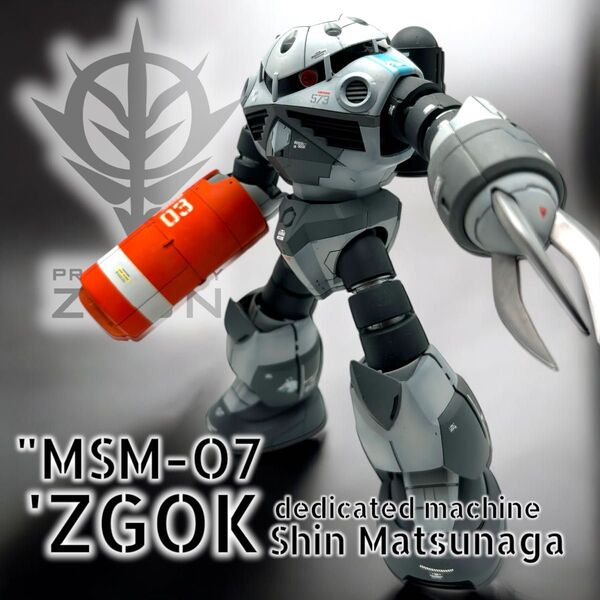 MSM-07 シン・マツナガ専用 MGズゴック 【全塗装】1/100