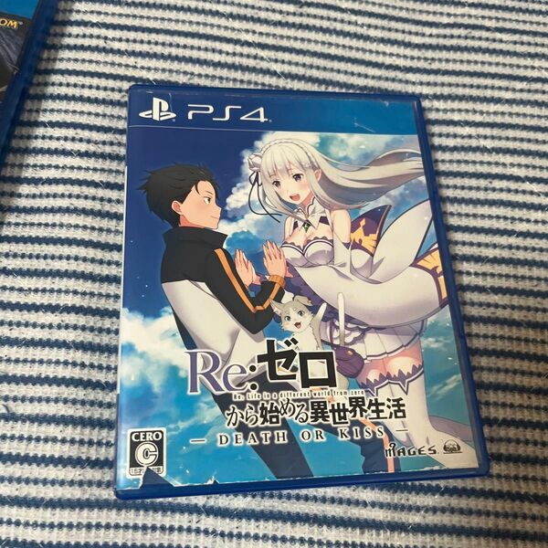 PS4 リゼロ パッケージ痛み ディスク綺麗です。