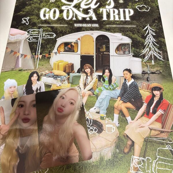 Ohmygirl Let’s go on a trip シーグリ ユビン トレカ ポラロイド