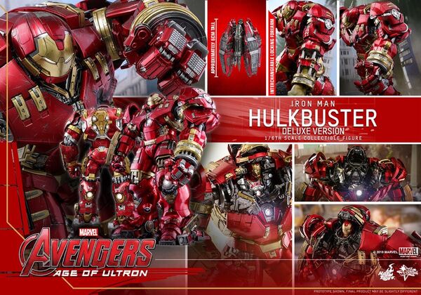 【未使用】 ホットトイズ アベンジャーズ エイジ・オブ・ウルトロン 1/6 ハルクバスター(デラックス版)hottoys