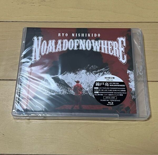 錦戸亮 LIVE TOUR 2024 "NOMADOFNOWHERE" 初回限定盤 2Blu-ray