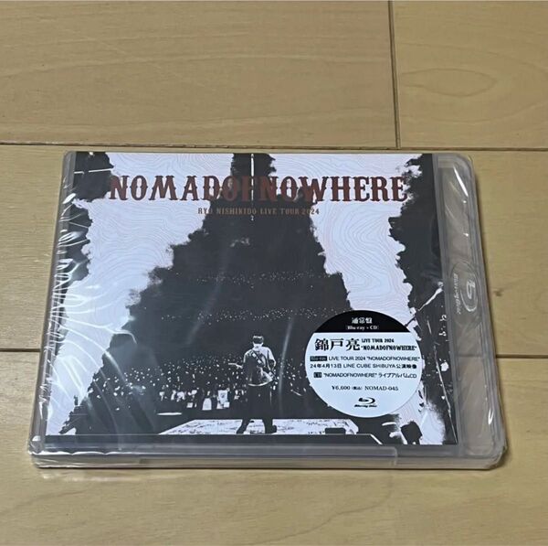錦戸亮 LIVE TOUR 2024"NOMADOFNOWHERE" 通常盤 CD + Blu-ray