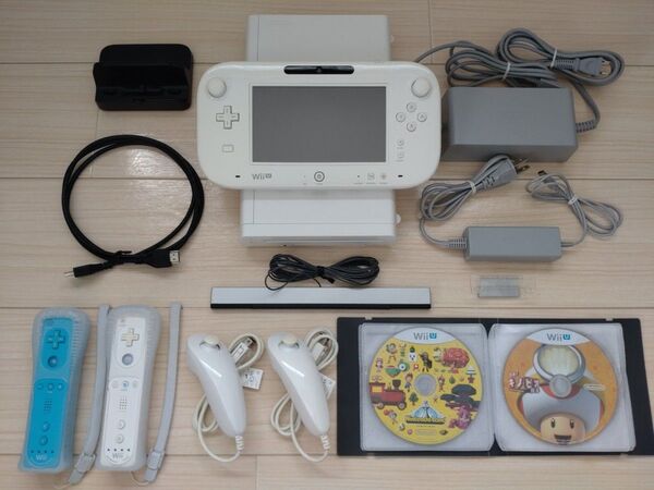 Nintendo Wii U 32GB ゲームソフト コントローラ セット ④