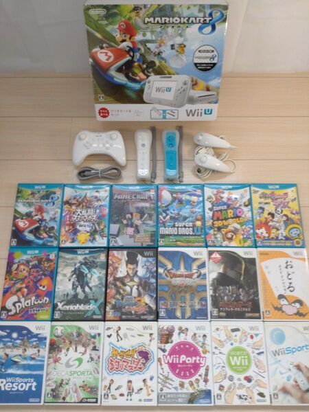 Nintendo Wii U 32GB 本体 ゲームソフト コントローラー セット