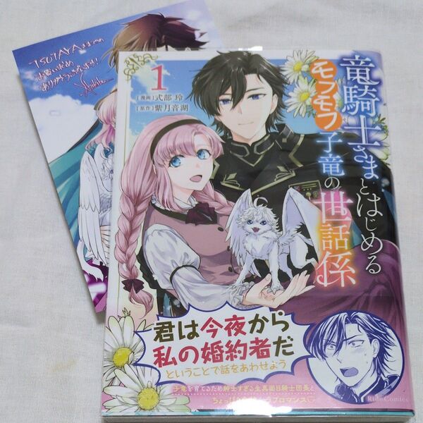 竜騎士さまとはじめるモフモフ子竜の世話係 1 (Ride Comics) 式部玲/漫画 紫月音湖/原作 TSUTAYA特典付き