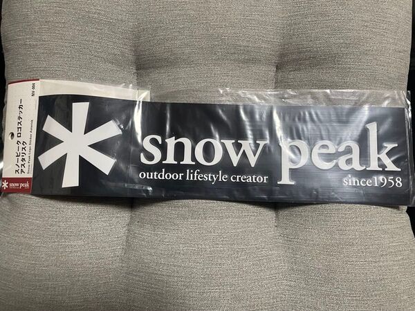 スノーピーク アスタリスク ロゴステッカー snow peak