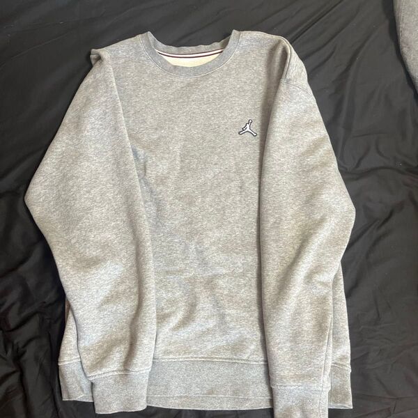 JORDAN ジョーダントレーナー スウェット NIKE トップス グレー M 裏起毛 長袖 古着 supreme STUSSY