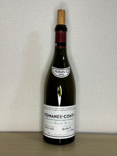 ROMANE-CONTI 2004年 空き瓶 コルク付き ロマネコンティ