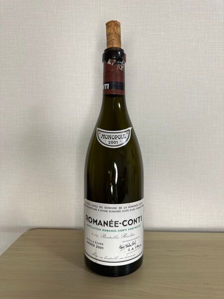 ロマネコンティ 空き瓶 DRCロマネコンティ 2001年 コルク付き