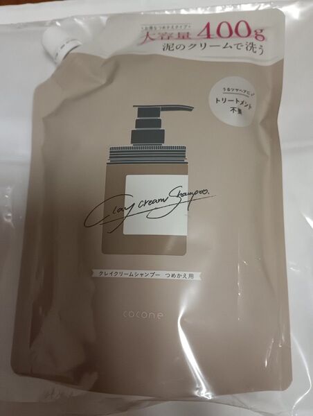 cocone ココネクレイクリームシャンプー 詰め替え用 400g