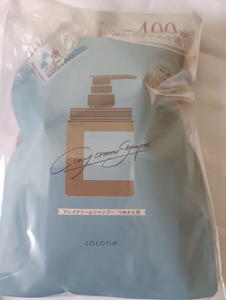cocone ココネクレイクリームシャンプーリペア 詰め替え用 400g