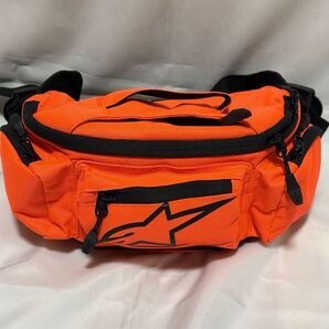 アルパインスターズ ウエストバッグ ウエストポーチ 【新品未使用】ヒップバッグ ライディングバッグ BAG オレンジ
