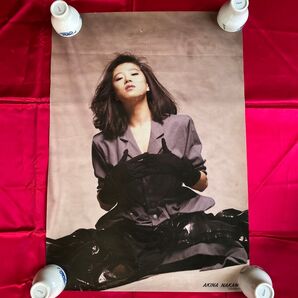 中森明菜 販促用 NOT FOR SALE記載有り B2ポスター 希少品 レア 年代物 美品 コレクション