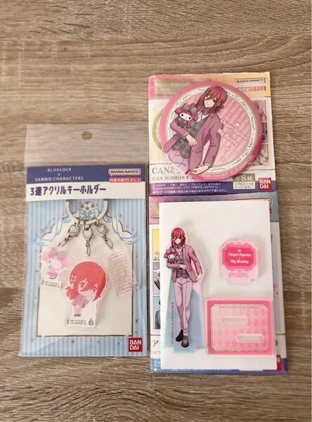 ブルーロック 千切豹馬 サンリオ マイメロディ アクリルスタンド アクスタ アクリルキーホルダー フィギュア