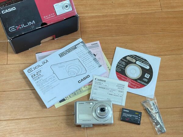 【ジャンク】CASIO EX-Z77 コンパクトデジタルカメラ