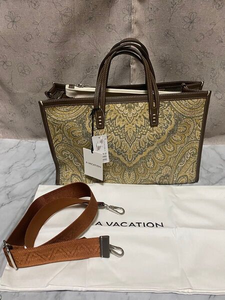 新品タグ付きA VACATION BREAD M ショルダートートバッグ