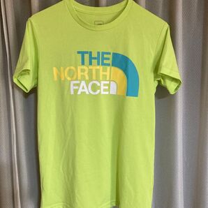 THE NORTH FACE Tシャツ イエローグリーン ノースフェイス メンズ M