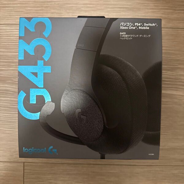 7.1サラウンド ゲーミング ヘッドセット G433BK (ブラック)