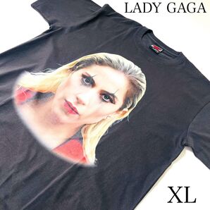 極美品LADY GAGA巨大 レディーガガ バックプリント入りTシャツ XL