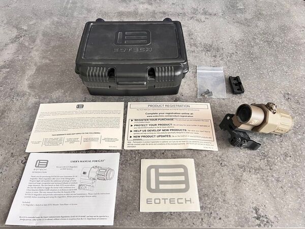 実物 EOTech G33 STS Magnifier TAN イオテック ブースター ホロサイト Eotech 2019年