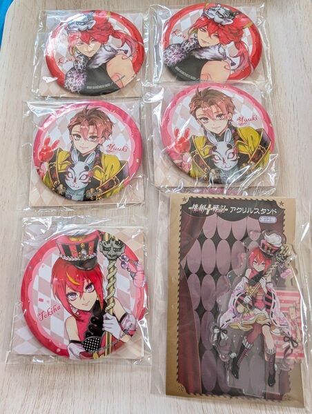 【限定品】桃組+戦記 75mm缶バッジ アクリルスタンド