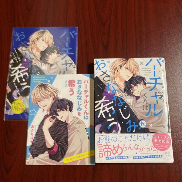 『バーチャルくんはおさななじみを希う』 あきちはや(初版本・帯切取り無し ゆうポストmini送料込み