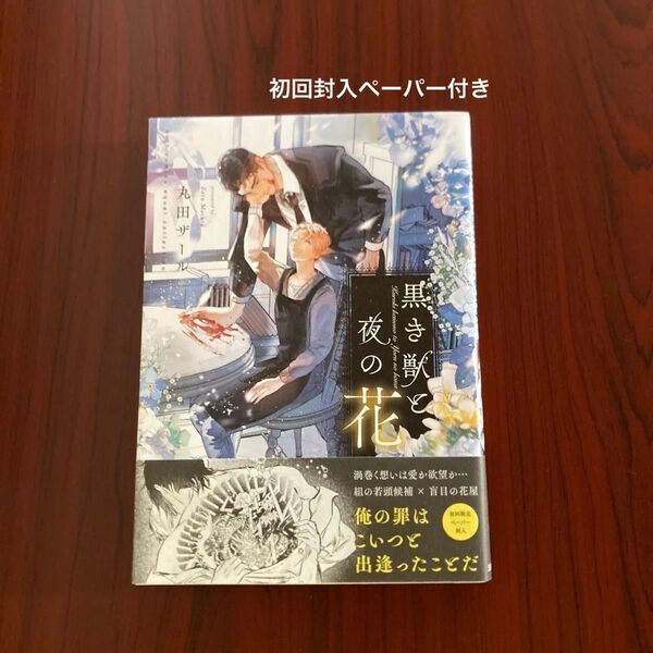 『黒き獣と夜の花』丸田ザール 初版本 ゆうポストmini送料込み