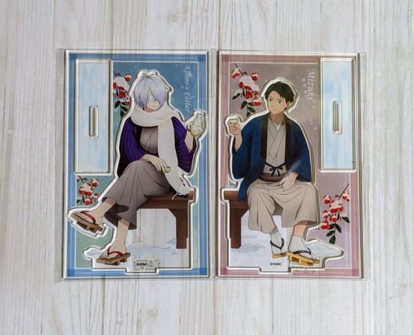 鬼太郎誕生 ゲゲゲの謎 冬のひとときVer.アクリルスタンド 鬼太郎の父&水木 2点セット 未開封品 未使用 AGF ゲ謎