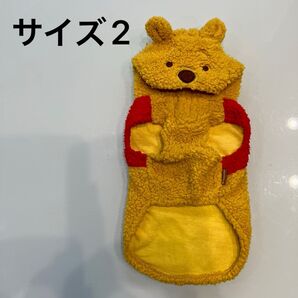 中古サイズ2 くまのプーさん ボアフリースベスト