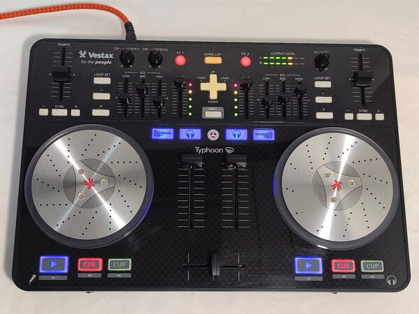 Vestax Typhoon DJコントローラー Black