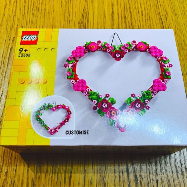 新品未開封 LEGO レゴ オーナメントハート 40638 壁飾り フラワーアレンジメント 花飾り