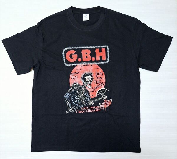 G.B.H ジービーエイチ ハードコアパンク バンド Tシャツ Lサイズ
