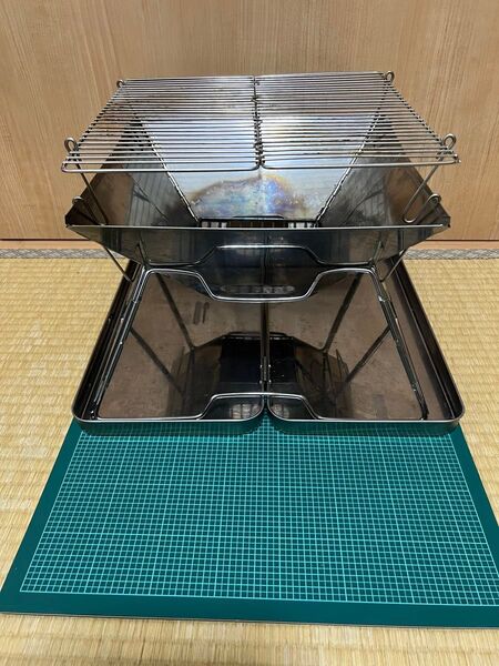 CHANODUG OUTDOORバーベキューコンロ BBQコンロ 焚き火台 キャンプ アウトドア