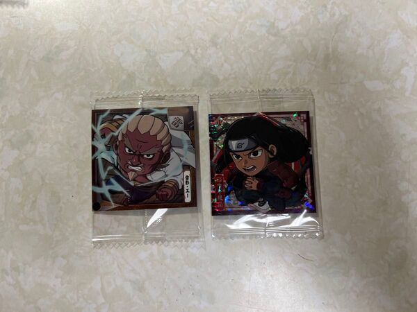 NARUTO ナルト疾風伝ウエハース キラシール2枚セット