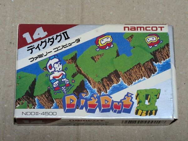 FC ファミコン ディグダグII ナムコ ディグダグ2
