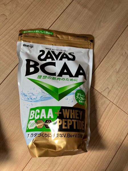 明治 ザバス BCAA グリーンアップル風味 450g ホエイペプチド アミノ酸