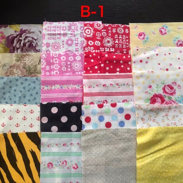 【B-1】はぎれセット☆20枚☆15×15