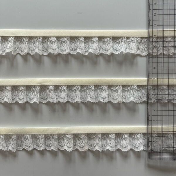 レースバイアス☆2m×3個=6m☆クリーム色