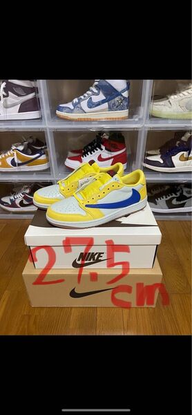 Travis Scott × Nike Women's Air Jordan 1 Retro Low OG "Canary"