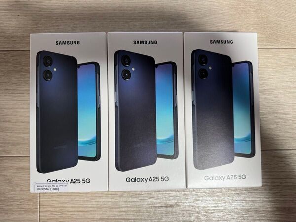 新品未使用品 SAMSUNG Galaxy A25 5G simフリー 3台セット 一括購入残債無し