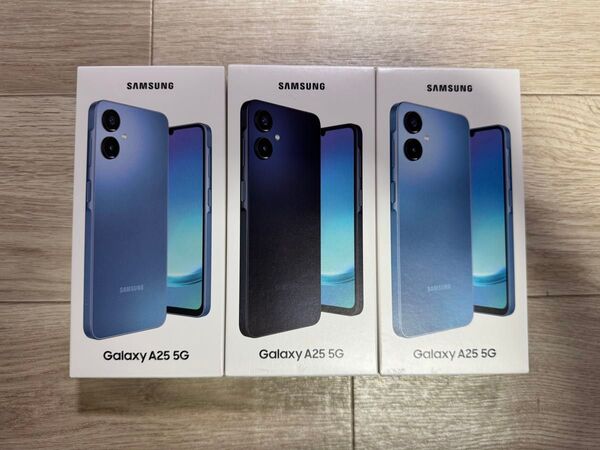 新品未使用品 SAMSUNG Galaxy A25 5G simフリー 3台セット 一括購入残債無し