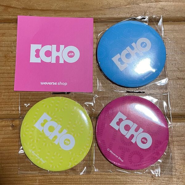 JIN ジン ECHO weverse shop 予約特典 ロゴ入りハンドミラー 全3個セット