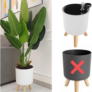 植木鉢 プランター 脚付き 取り外し可能 おしゃれ ホワイト