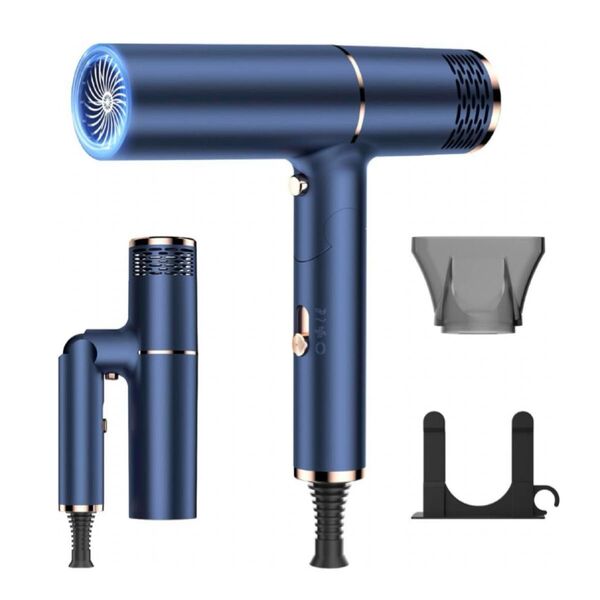 【サロン専用】新品 ドライヤー ヘアドライヤー1500w 高密度マイナスイオン 大風量 速乾 軽量 コンパクト 折りたたみ式