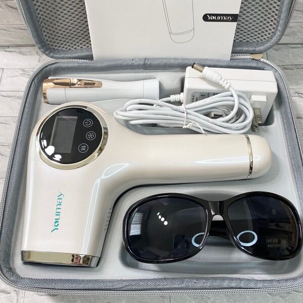 【新品】家庭用光脱毛器 IPL光脱毛 光美容器 痛くない 冷感 髭脱毛 VIO脱毛器 電動シェーバー付き 男女兼用
