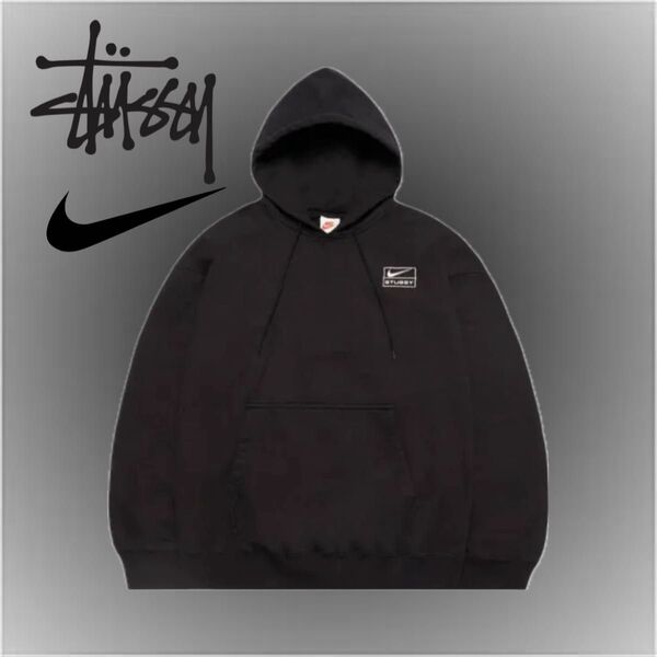 Stussy × Nike NRG Washed Hoodie "Black"ステューシー ナイキ パーカー