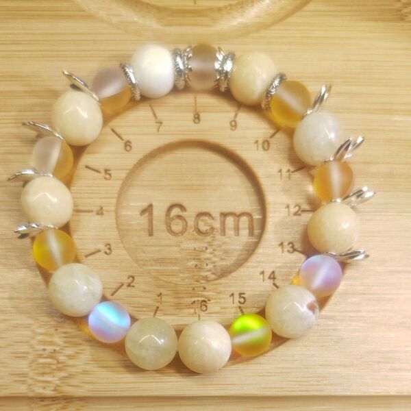 (13)DIY 天然石ブレスレット 16cm