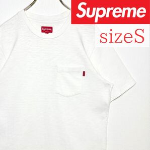 Supreme ポケットTシャツ ホワイト Sサイズ
