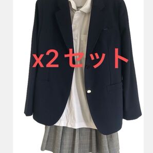 ブレザー 学生服 女子 紺 制服 コスプレ 体育館シューズ 体操服